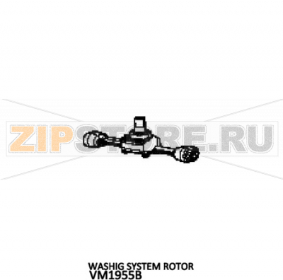 Washig system rotor Unox XVC 105E Washig system rotor Unox XVC 105EЗапчасть на деталировке под номером: 55Название запчасти на английском языке: Washig system rotor cover Unox XVC 105E