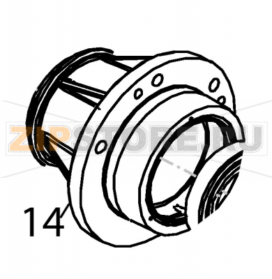 Mechaniized bearing support Fagor LA-25 TP2 E Mechaniized bearing support Fagor LA-25 TP2 EЗапчасть на деталировке под номером: 14Название запчасти Fagor на английском языке: Mechaniized bearing support LA-25 TP2 E.