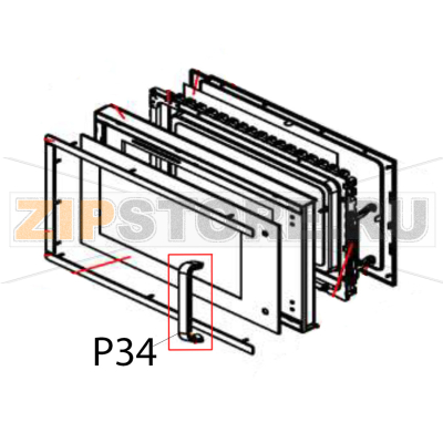 Handle Hurakan HKN-WP900M Handle Hurakan HKN-WP900MЗапчасть на деталировке под номером: P34