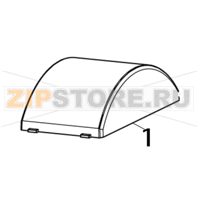 Media window Zebra ZD611 Direct Thermal Media window Zebra ZD611 Direct ThermalЗапчасть на деталировке под номером: 1