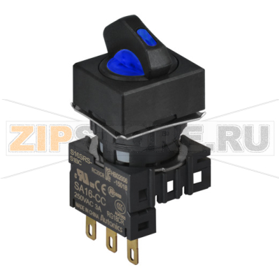 Переключатель селекторный, Ø отверстия: 16 мм Autonics S16SRS-S2BC 