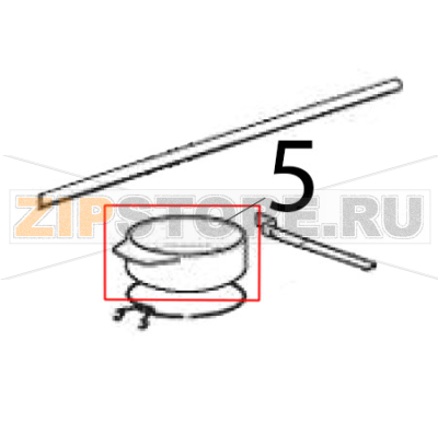 Plastic plug Scotsman B 31 Plastic plug Scotsman B 31Запчасть на деталировке под номером: 5