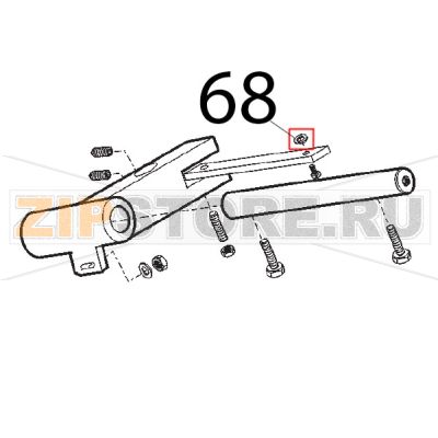 Rond. fiss. piastr. Sirman Agata 250 Rond. fiss. piastr. Sirman Agata 250Запчасть на деталировке под номером: 68