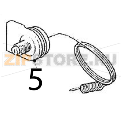 Safety thermostat Scotsman B 31 Safety thermostat Scotsman B 31Запчасть на деталировке под номером: 5