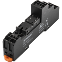 Цоколь с пружинными зажимами для 2 контактных реле RFT, 10A Shenler SRU08-S
