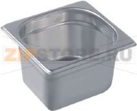 TRAY ST./STEEL GN 1/6 H100 mm