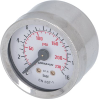 МАНОМЕТР НАСОСА Ø 41 MM 0÷16 BA