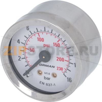МАНОМЕТР НАСОСА Ø 41 MM 0÷16 BA 