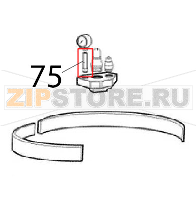 Gauge socket Angelo Po 31PIE6 Gauge socket Angelo Po 31PIE6Запчасть на деталировке под номером: 75