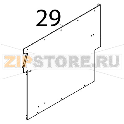 Fianco DX Angelo Po 2N1FAGF Fianco DX Angelo Po 2N1FAGFЗапчасть на деталировке под номером: 29