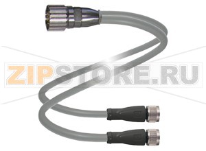 Кабель датчика-исполнительного устройства Y connection cable V1/15B-G-0,3M-LIHCH-TP-T-V23-G Pepperl+Fuchs Описание оборудованияY connection cable