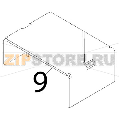 Pannello isolante Angelo Po 291FAGF Pannello isolante Angelo Po 291FAGFЗапчасть на деталировке под номером: 9