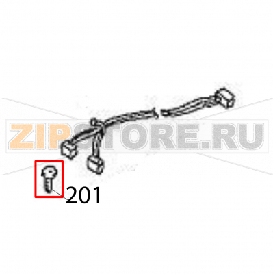 Pan head screw+SW+WL Sato HR224 TT Pan head screw+SW+WL Sato HR224 TTЗапчасть на деталировке под номером: 201Название запчасти на английском языке: Pan head screw+SW+WL Sato HR224 TT.