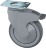 SWIVEL WHEEL WITH PLATE AND BRAKE