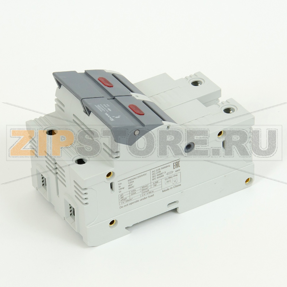 ПВР модульный 125 А, 2Р, 22x58 мм, LED Sinvel SV125-2S 