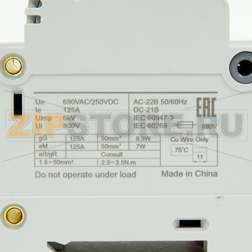 ПВР модульный 125 А, 2Р, 22x58 мм, LED Sinvel SV125-2S 