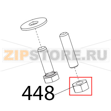 Dado es. DIN934, M5 Sirman Mirra 300 Y09 Dado es. DIN934, M5 Sirman Mirra 300 Y09Запчасть на деталировке под номером: 448