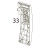 Front panel, gray Toshiba TEC B-SX4T-GS10/20-CN