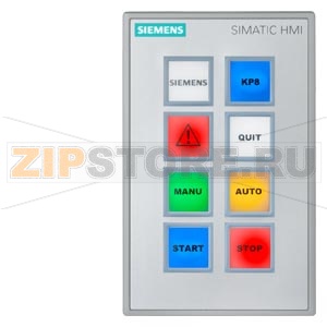 КНОПОЧНАЯ ПАНЕЛЬ KP8F PN ДЛЯ PROFINET С PROFISAFE, 8 КЛАВИШ С КОРОТКИМ ХОДОМ И МНОГОЦВЕТНОЙ СВЕТОДИОДНОЙ ПОДСВЕТКОЙ, 8 НАСТРАИВАЕМЫХ DI/DO, ПИТАНИЕ =24 В (ПРОХОДНОЕ ПОДКЛЮЧЕНИЕ), 2 SAFETY ВХОДА Siemens 6AV3688-3AF37-0AX0 