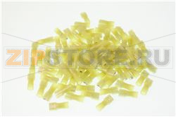 FASTON FEMMINA GIALLO F 6,3x0,8 mm 100PZ 