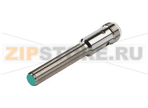 Индуктивный датчик Inductive sensor NBB2-8GM40-E2-V1 Pepperl+Fuchs General specificationsSwitching functionNormally open (NO)Output typePNPRated operating distance2 mmInstallationflushOutput polarityDCAssured operating distance0 ... 1.62 mmReduction factor rAl 0.45Reduction factor rCu 0.35Reduction factor r304 0.75Nominal ratingsOperating voltage10 ... 30 VSwitching frequency0 ... 1500 HzHysteresistyp. 5%Reverse polarity protectionreverse polarity protectedShort-circuit protectionpulsingVoltage drop&le 3 VOperating current0 ... 100 mAOff-state current0 ... 0.5 mA typ. 0.1 &microANo-load supply current&le 15 mASwitching state indicatorMultihole-LED, yellowFunctional safety related parametersMTTFd2730 aMission Time (TM)20 aDiagnostic Coverage (DC)0 %Approvals and certificatesUL approvalcULus Listed, General PurposeCSA approvalcCSAus Listed, General PurposeCCC approvalCCC approval / marking not required for products rated &le36 VAmbient conditionsAmbient temperature-25 ... 70 °C (-13 ... 158 °F)Mechanical specificationsConnection typeConnector M12 x 1 , 4-pinHousing materialbrass, nickel-platedSensing faceLCPHousing diameter8 mmDegree of protectionIP67