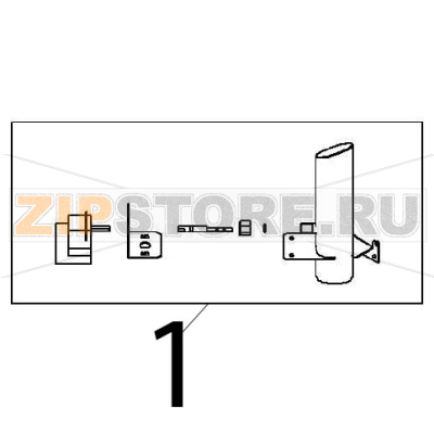 Condensation drain unit Angelo Po FX61E1 Condensation drain unit Angelo Po FX61E1Запчасть на деталировке под номером: 1