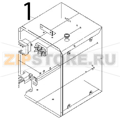Quadro el. Angelo Po 1G1BR1E Quadro el. Angelo Po 1G1BR1EЗапчасть на деталировке под номером: 1
