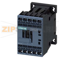 КОНТАКТОР, AC-3, 5.5КВТ/400V, AC-1 22A, AC 110V, 50/60ГЦ, 4-ПОЛ., 2НО+2НЗ, ТИПОРАЗМЕР S00, ПРУЖИННЫЕ КЛЕММЫ Siemens 3RT2517-2AF00