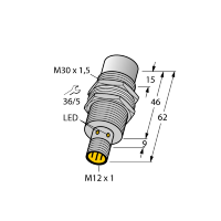 Датчик индуктивный Turck NI30U-MT30-AN6X-H1141