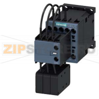 КОНТАКТОР, AC-6B,12.5KVAR/400V, 1NO+1NC, 110 V AC 50/60HZ 3-POLE, SIZE S00 SCREW TERMINAL Siemens 3RT2617-1AF03