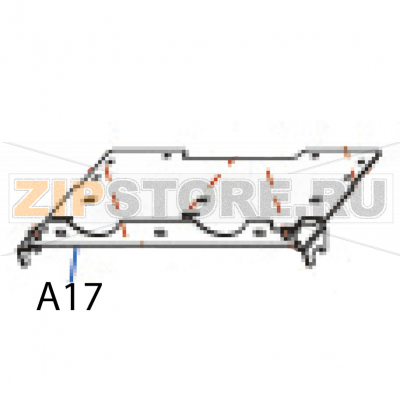 TPH Vice-bracket Godex EZ-2200 TPH Vice-bracket Godex EZ-2200Запчасть на деталировке под номером: A-17Название запчасти Godex на английском языке: TPH Vice-bracket EZ-2200.