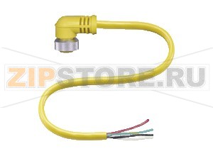 Кабель датчика-исполнительного устройства Female connector V94-W-YE2M-STOOW Pepperl+Fuchs Описание оборудованияFemale cordset, 7/8", 4-pin, STOOW cable