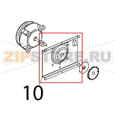 Profilo sostegno motore L.M. Unox XVC 204 Profilo sostegno motore L.M. Unox XVC 204Запчасть на деталировке под номером: 10