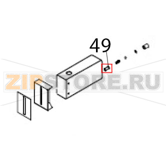 Block ring Hurakan HKN-XF023 Block ring Hurakan HKN-XF023Запчасть на деталировке под номером: 49