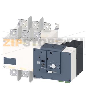 Дист.управл.переключатель нагрузки (RTSE) Ue: AC 415V Ith: 800A 3-P 50/60 Hz Siemens 3KC4348-0FA21-0AA3 