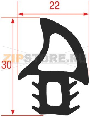 ПРОКЛАДКА ДВЕРЦЫ ДУХОВКИ 