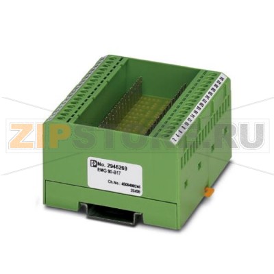 Сборный модуль Phoenix Contact EMG 90-B17 состоит из корпуса, клеммных колодок MKDS 3 и печатной платы.Минимальный заказ: 5 шт.Упаковка: 5 шт.