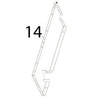 Left side panel Tecnoinox PIN70E7