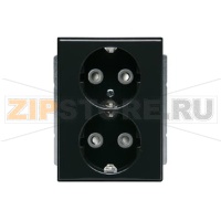 Розетка 16 А, 230 В, антрацитовая ABB 2TKA00000440