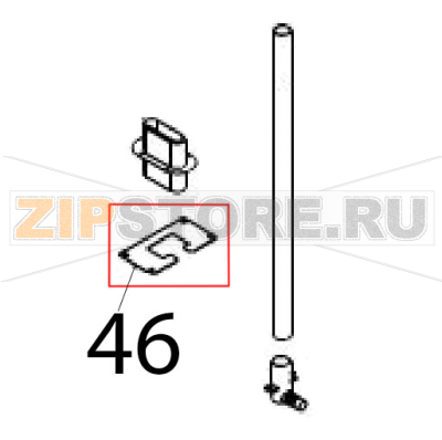 Plate Angelo Po IS102SR Plate Angelo Po IS102SRЗапчасть на деталировке под номером: 46