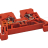 Клемма проходная 2-проводная; 2.5 mm; side and center marking; for DIN-rail 35 x 15 and 35 x 7.5; CAGE CLAMP®; 2,50 mm; red Wago 870-903 - Клемма проходная 2-проводная; 2.5 mm; side and center marking; for DIN-rail 35 x 15 and 35 x 7.5; CAGE CLAMP®; 2,50 mm; red Wago 870-903