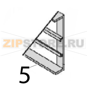 Tank support frame Angelo Po C165D Tank support frame Angelo Po C165DЗапчасть на деталировке под номером: 5