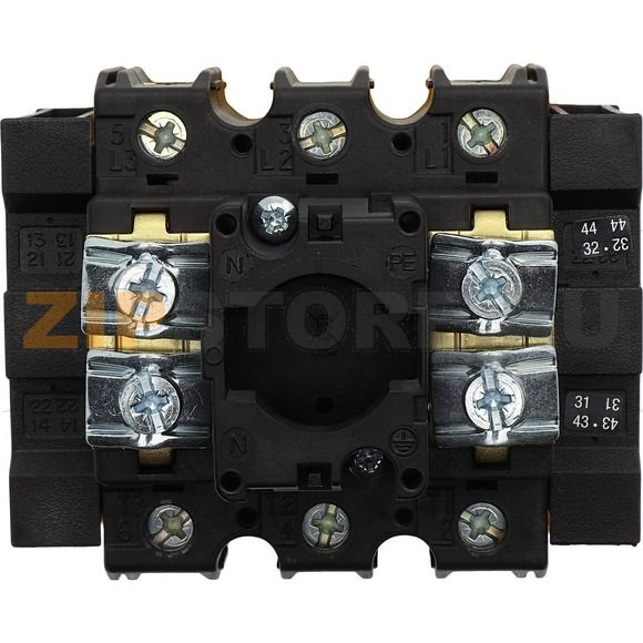 Выключатели главные, P3, 63 A, 3-полюсн., 2 замык, 2 разм контакты Eaton P3-63/EA/SVB/2HI11 
