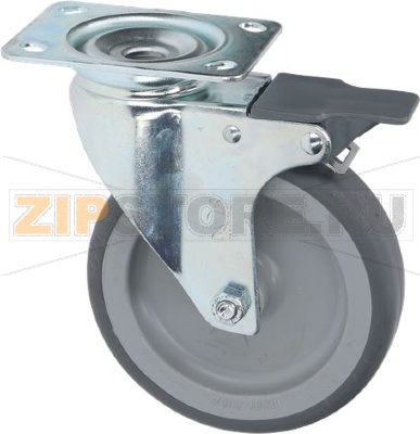 ДИСКОВОЕ ПОВОРОТНОЕ КОЛЕСО С ТОРМОЗОМ 