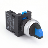 Переключатель, 2 положения, 1НО, IP65, без подсветки, синий Chint NP8-10X/226