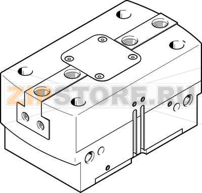 Микрозахват параллельный Festo HGPT-80-A-B-F 