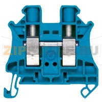 Through-type terminals with screw terminal Terminal size 2.5 mm2 Terminal width 5.2 mm color blue Siemens 8WH1000-0AF01