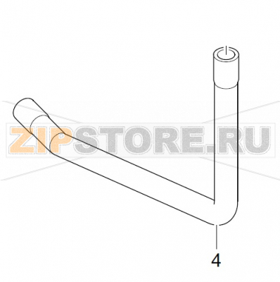 Formschlauch unten; DN13,5X3,0X370 Winterhalter UC-M Formschlauch unten; DN13,5X3,0X370 Winterhalter UC-MЗапчасть на деталировке под номером: 4Название запчасти на немецком языке: Formschlauch unten; DN13,5X3,0X370 Winterhalter UC-M