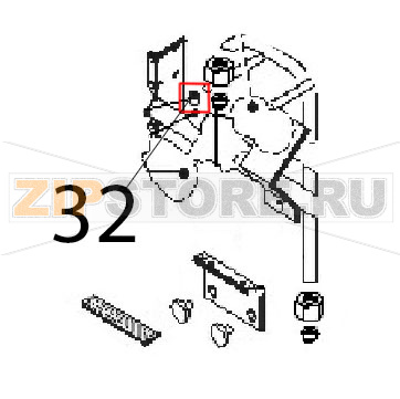 Dado serrabicono §: 4 Angelo Po 1G1CP2G Dado serrabicono §: 4 Angelo Po 1G1CP2GЗапчасть на деталировке под номером: 32