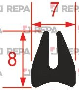 УПЛОТНИТЕЛЬ ДВЕРЦЫ ПЕЧИ 5900мм RATIONAL 5012.0204